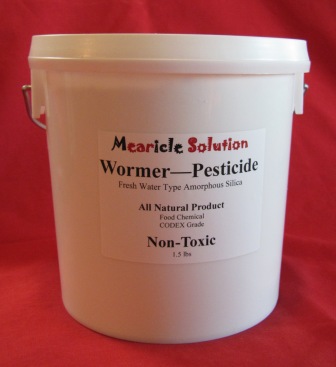 All Natural Wormer/Pesticide - 1.5 pound pail 