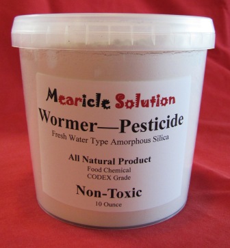 All Natural Wormer/Pesticide - 10 ounce pail 