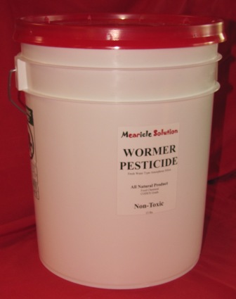 All Natural Wormer/Pesticide - 14 pound Pail 